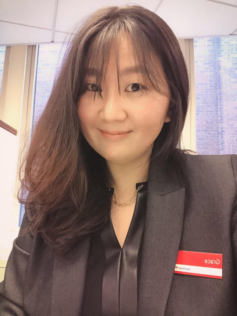 김은정 bank of america 직원때 사진